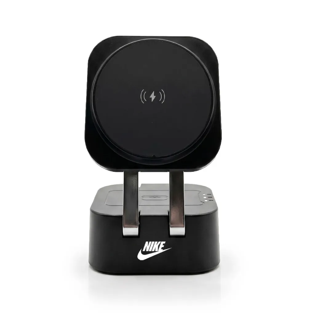 TRIODE @memorii 4 in 1 Foldable Wireless Fast Charging Station With Retractable 80cm Type-C Cable Type