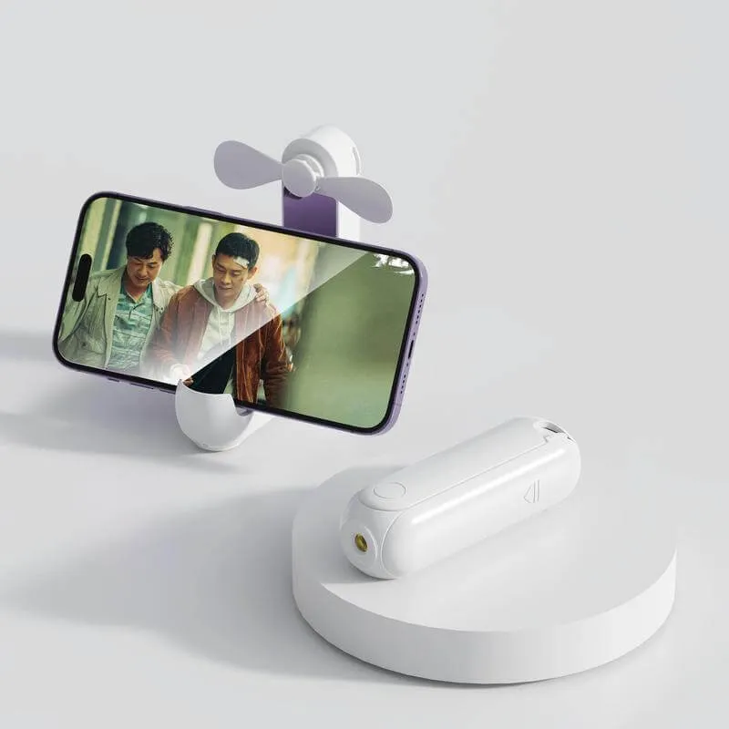 ARCHIE - Giftology 5-in-1 Powerbank Fan with Torch, Phone Holder & Mirror