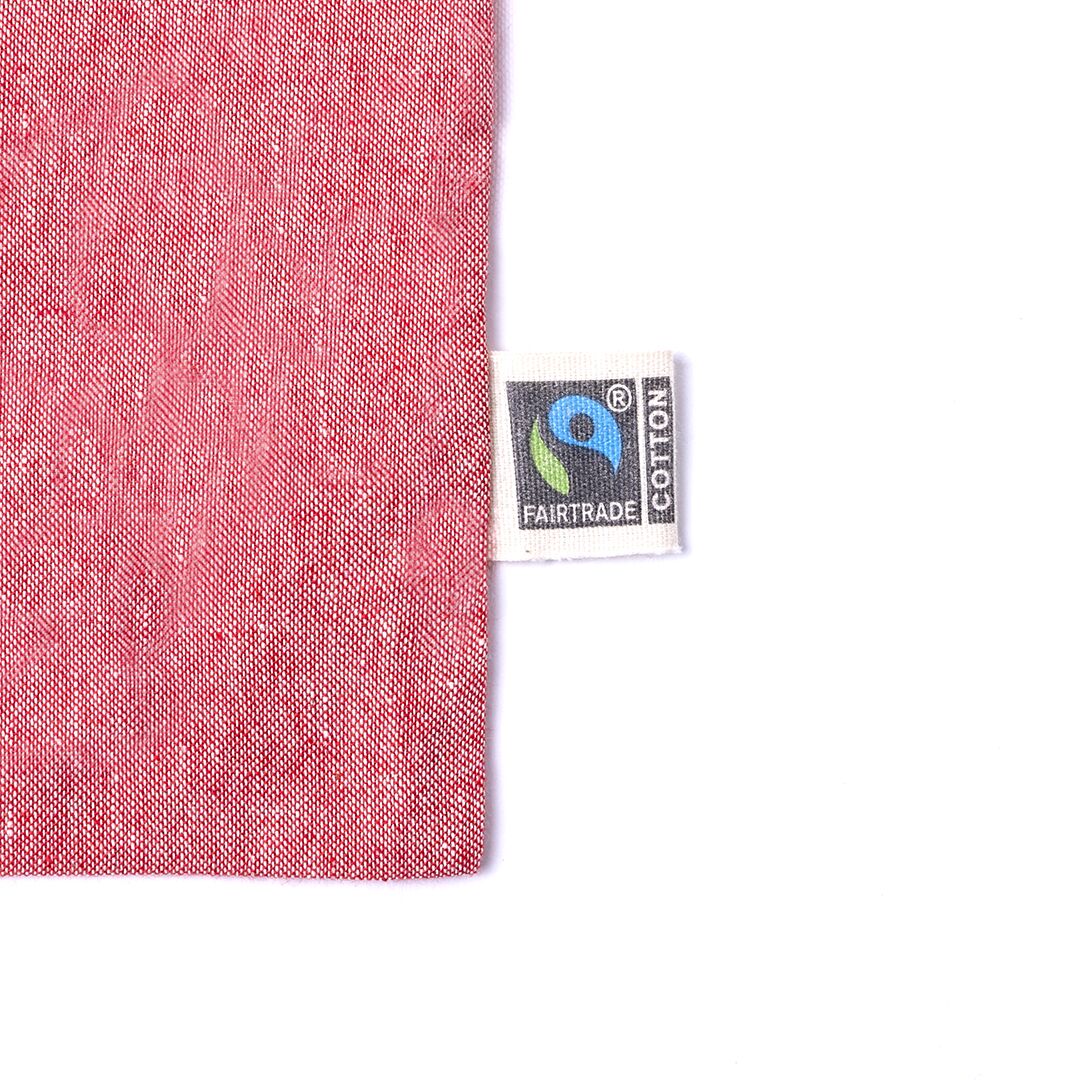 Cotton tote bag side tag