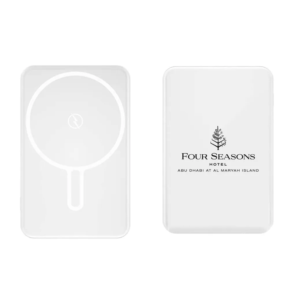 TOVUZ - Giftology 10,000 mAh Magnetic Wireless Powerbank in Gift Box- White