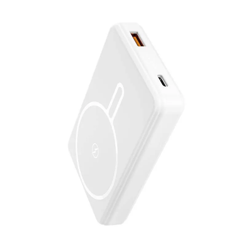 Tovuz - Giftology 10000 mAh Powerbank with Wireless Charger - White