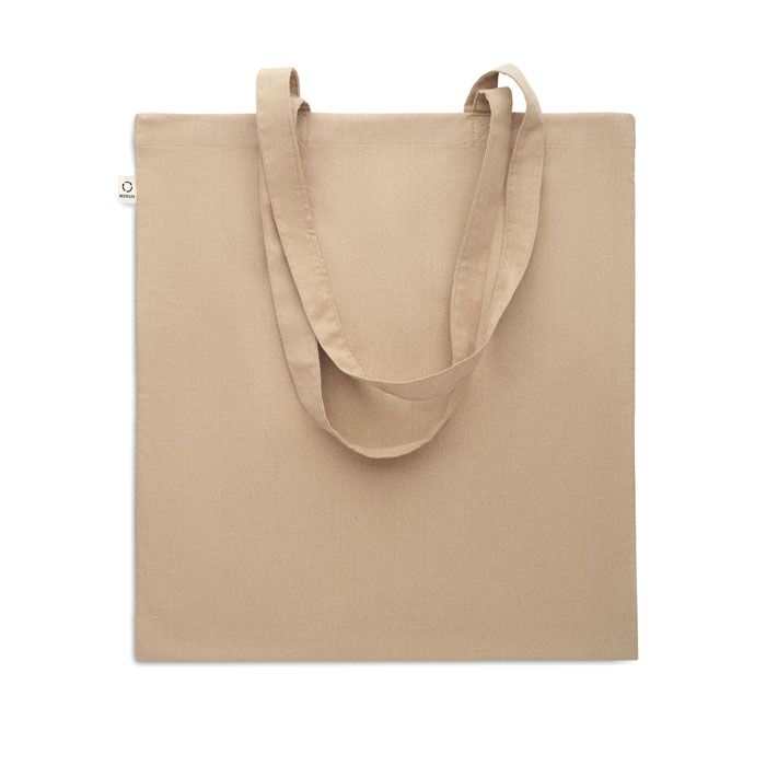 Cotton Tote bag in Dubai with branding beige color
