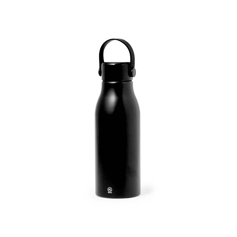 Black water bottle