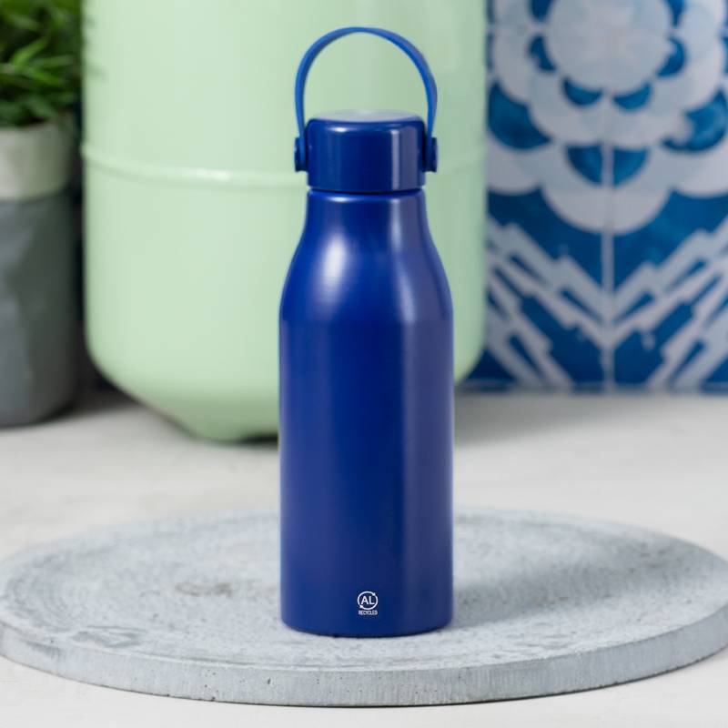 Blue water bottle